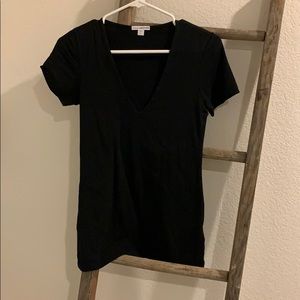 Black v neck top